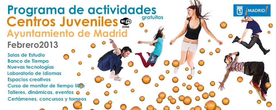 Programa de actividades. Centros Juveniles de Ayto. de Madrid