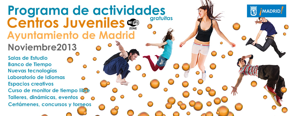 Programa de actividades. Centros Juveniles de Ayto. de Madrid